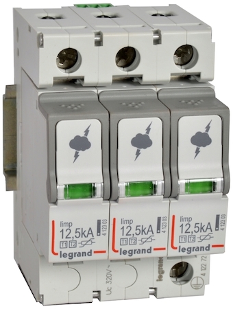 Legrand 412272 УЗИП T1 12kA 3P сигн.конт