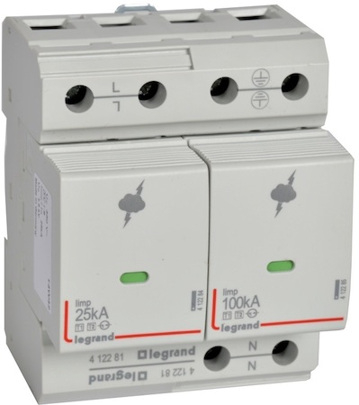 Legrand 412281 УЗИП T1 25kA P+N сигн.конт