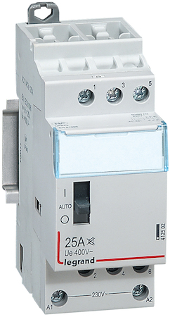Legrand 412502 CX3 Конт.быт.б/ш.230V 3Н0 25А