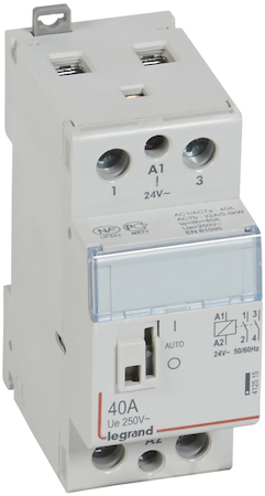 Legrand 412515 CX3 Кон.24V 2НО 40А с руч.уп.