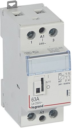 Legrand 412516 CX3 Кон.24V 2НО 63А с руч.уп.