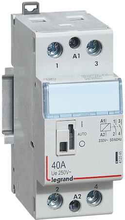 Legrand 412545 CX3 Кон.230V 2НО 40А с руч.уп.