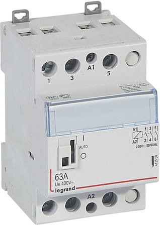 Legrand 412550 CX3 Кон.230V 3НО 63А с руч.уп.