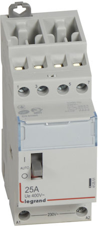 Legrand 412551 CX3 Конт.230V 4НО 25А руч.упр.