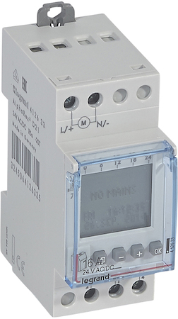 Legrand 412633 Цифровой недельный таймер 24 В 1 выход