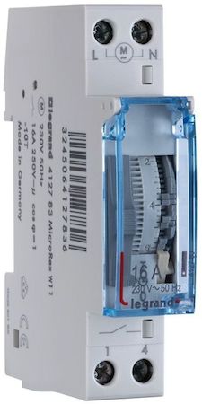 Legrand 412783 Программируемый недельный таймер HEBDO 1М