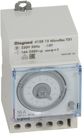 Legrand 412812 Программируемый ежедневный таймер 3М