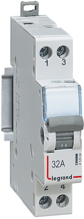 Legrand 412904 CX3 Переключатель 1НО+1НЗ 32A