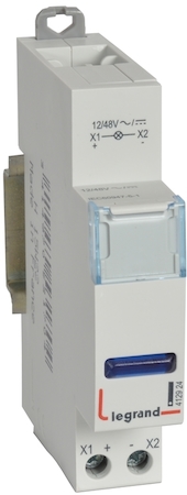 Legrand 412924 CX3 Лампа индик.1xLED син.12/48В ~/=