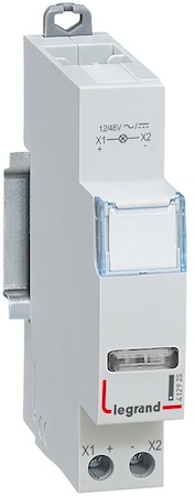 Legrand 412925 CX3 Лампа индик.1xLED бел.12/48В ~/=