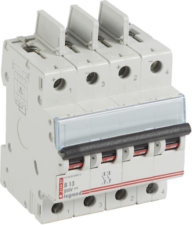Legrand 414427 Авт.вкл.DX3 2П В13A DC 800В 4м