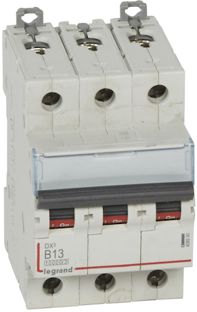 Legrand 408990 Авт.выкл.DX3 3П B13A 10kA/16kA