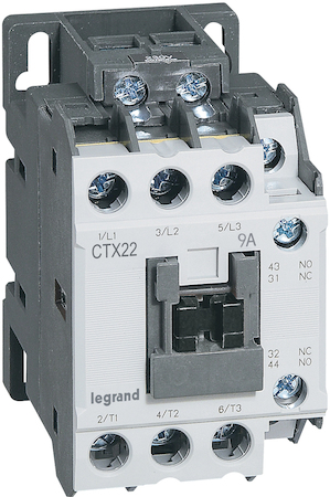 Legrand 416084 Конт.CTX3 3P 9A 1но1нз ~110V