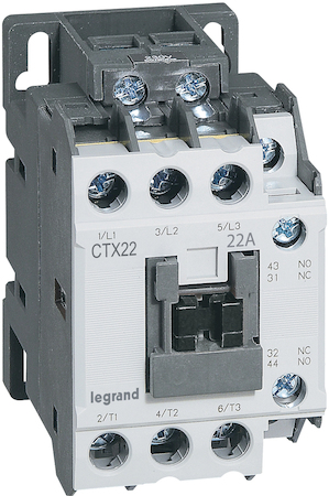 Legrand 416114 Конт.CTX3 3P 22A 1но1нз ~110V