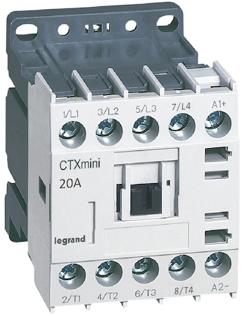 Legrand 417141 Конт.CTX3 4П 4НО 20A =24V мини