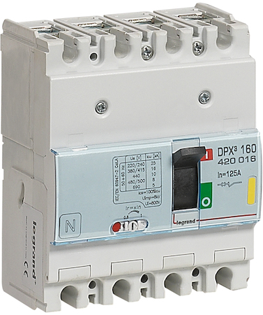 Legrand 420016 АВТ.ВЫКЛ.DPX³ 160 4P 125А 16kA