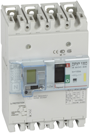 Legrand 420035 ДИФ.АВТ.DPX³ 160 4P 100А 16kAЭ