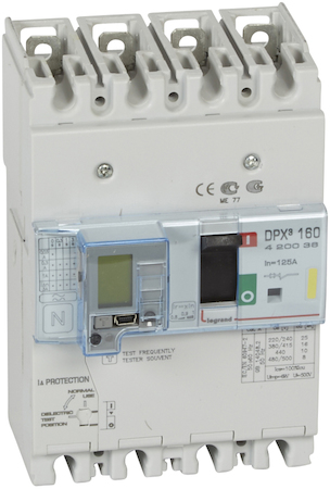 Legrand 420036 ДИФ.АВТ.DPX³ 160 4P 125А 16kAЭ