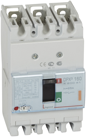 Legrand 420041 АВТ.ВЫКЛ.DPX³ 160 3P 25А 25kA