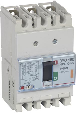 Legrand 420045 АВТ.ВЫКЛ.DPX³ 160 3P 100А 25kA