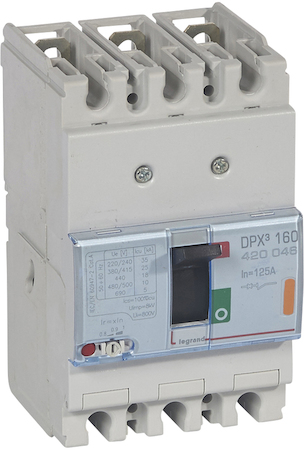 Legrand 420046 АВТ.ВЫКЛ.DPX³ 160 3P 125А 25kA