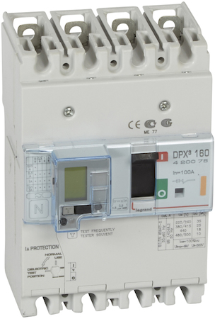 Legrand 420075 ДИФ.АВТ.DPX³ 160 4P 100А 25kAЭ