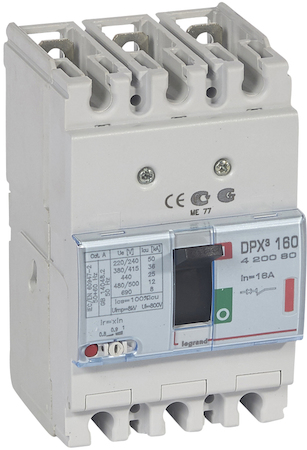 Legrand 420080 АВТ.ВЫКЛ.DPX³ 160 3P 16А 36kA