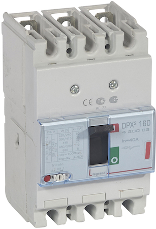 Legrand 420082 АВТ.ВЫКЛ.DPX³ 160 3P 40А 36kA