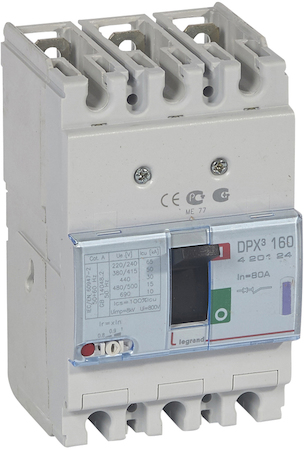 Legrand 420124 АВТ.ВЫКЛ.DPX³ 160 3P 80А 50kA