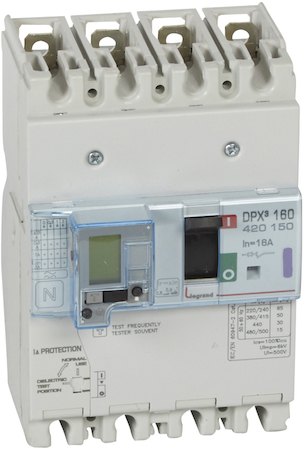 Legrand 420150 ДИФ.АВТ.DPX³ 160 4P 16А 50kAЭ