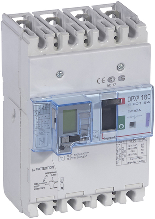 Legrand 420154 ДИФ.АВТ.DPX³ 160 4P 80А 50kAЭ