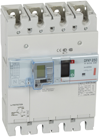 Legrand 420258 ДИФ.АВТ.DPX³ 250 4P 200А 36kAЭ