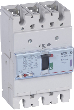 Legrand 420265 АВТ.ВЫКЛ.DPX³ 250 3P 100А 50kA