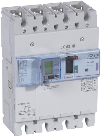 Legrand 420387 ДИФ.АВТ.DPX³ 250 4P 160А 50kAЭ