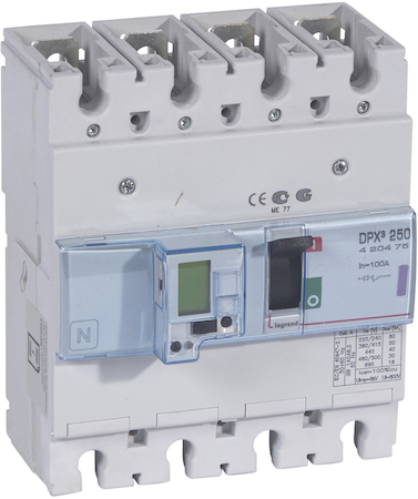 Legrand 420475 АВТ.ВЫКЛ.DPX³ 250 4P 100А 50kA