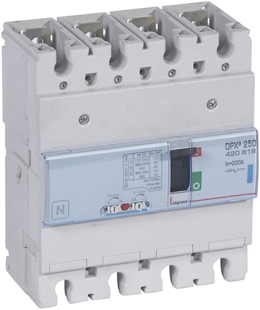 Legrand 420618 АВТ.ВЫКЛ.DPX³ 250 4P 200А 70kA