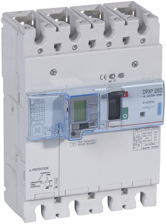 Legrand 420628 ДИФ.АВТ.DPX³ 250 4P 200А 70kAЭ