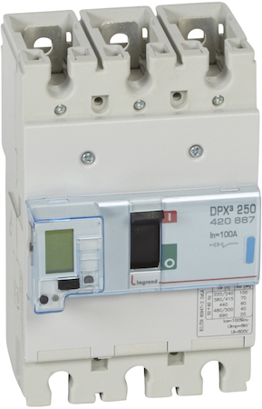 Legrand 420667 АВТ.ВЫКЛ.DPX³ 250 3P 100А 70kA