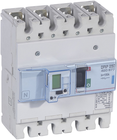Legrand 420677 АВТ.ВЫКЛ.DPX³ 250 4P 100А 70kA