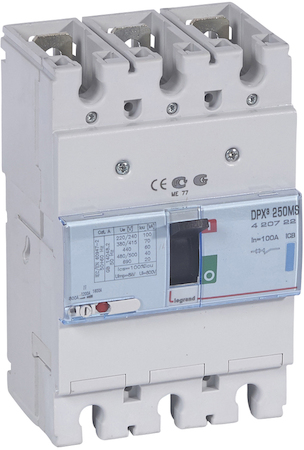 Legrand 420722 DPX³ 250 - МОТОР 3P 100A 70kA