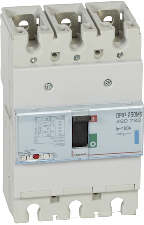 Legrand 420723 DPX³ 250 - МОТОР 3P 160A 70kA