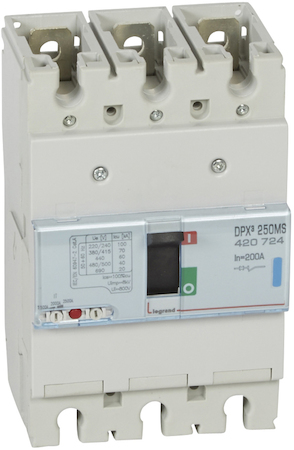 Legrand 420724 DPX³ 250 - МОТОР 3P 200A 70kA
