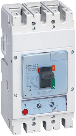 Legrand 422002 А/ВЫК.DPX3 630 3P 400А 36kA /термомагн.расц.