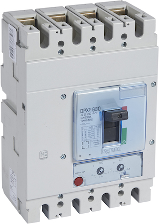 Legrand 422041 А/ВЫК.DPX3 630 3P+N/2 630А 70kA/термомагн.расц.