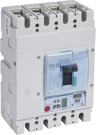 Legrand 422093 А/ВЫК.DPX3 630 4P 400А 100kA/эл.расц.S2
