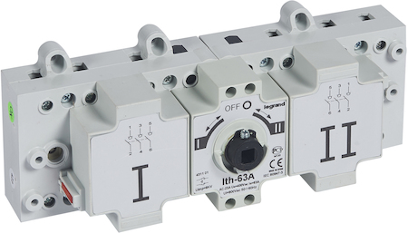 Legrand 431101 Рубильник реверсивный S5000L 63A 3П