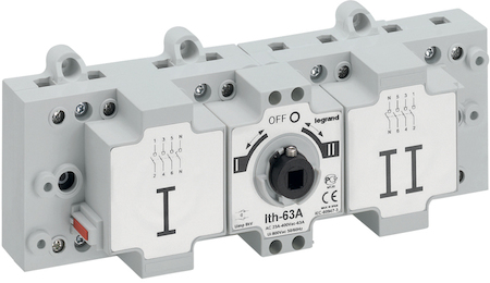 Legrand 431121 Рубильник реверсивный S5000L 63A 3П+Н