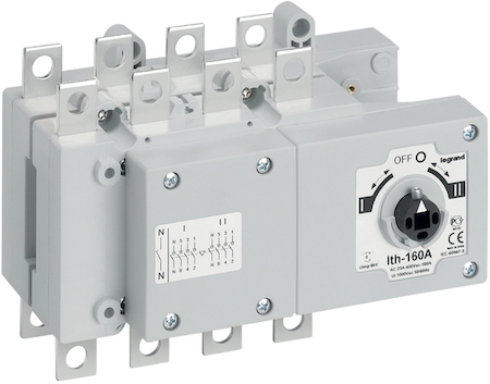 Legrand 431124 Рубильник реверсивный S5000F 160A 3П+Н