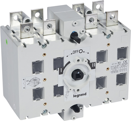 Legrand 431128 Рубильник реверсивный CCF 400A 3П+Н