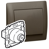 Legrand 775559 GL в+в б/ф с кл Ronis бронз